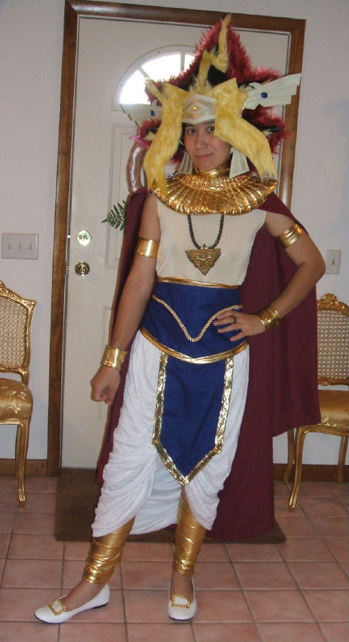 Yu-Gi-Oh Pharaoh Atem Dark Yugi (Yami Yugi) Cosplay Costume