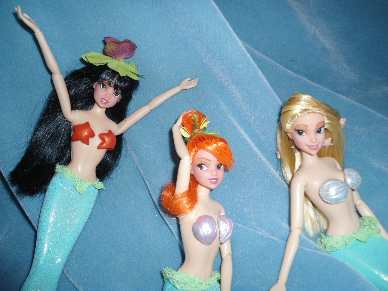 3 Mermaids From Mermaid Lagoon From Peter Pan 11 Doll Set