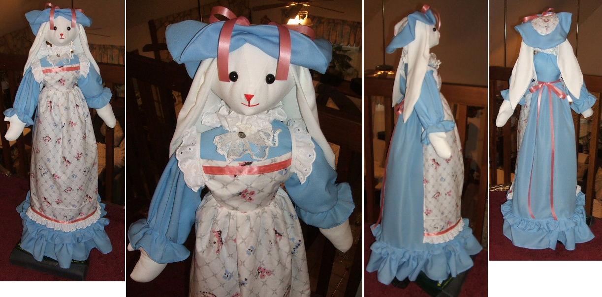 Bunny Blue Vacuum Cover