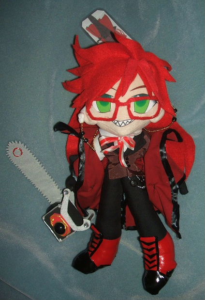 black butler grell plush