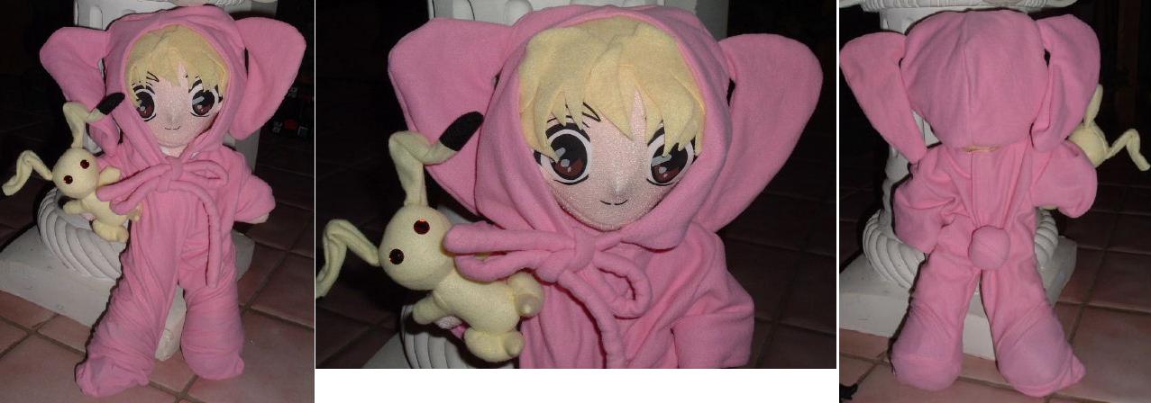 Momiji in Pink Bunny Suit 12" UFO with 4" Bunny Accessory (Additional $25 to 