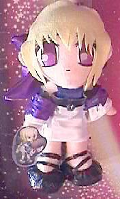 Yellow Anime Girl 7" UFO